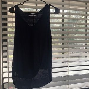 Basic soft navy tank top